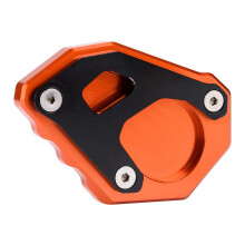 Placa de extensión para caballete de motocicleta (modelos Adventure), placa de extensión con base grande para estacionamiento estable, fabricada en