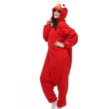 (XL, red) Adult Sesame Street Cookie Elmo Costume