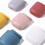(Blue)Storage Box Eco-friendly Punch Free Plastic Wall Mounted Storage Rack For Home 2