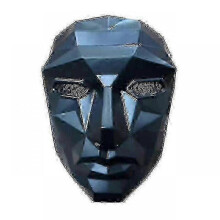 (Mask, One Size) Squid Game Adult Style Boss Costume + Mask + Gloves - FKB