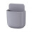 (Grey)Storage Box Eco-friendly Punch Free Plastic Wall Mounted Storage Rack For Home 1