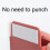 (Red)Storage Box Eco-friendly Punch Free Plastic Wall Mounted Storage Rack For Home 2