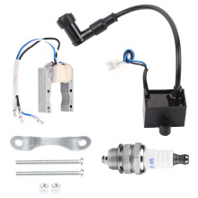 Bobine d'allumage magnéto pour vélo motorisé, kit de bougies d'allumage CDI pour moteur 2 temps, pièces de rechange, kit d'allumage haute