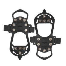 ICE Grippers for Walking, Jogging, Climbing and Hiking (XL) Black