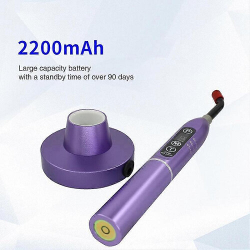 (US plug,Black)Dentals LED Curing Light Lamp Machine High Brightness Dentals Curing Lamp for Dentals Prosthesis 1
