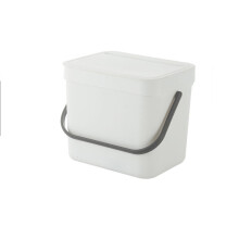 Compact Kitchen Trash Can, Odor-Blocking & Fruit Fly Free Small Countertop Compost Bin with Versatile Placement Options, Easy Access for Daily Cooking