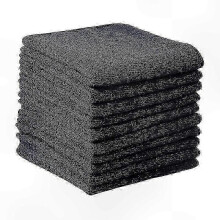 (20PC, black) Premium Microfiber Cloths, 20-Pack, Durable and Absorbent for Kitchen, Car, Home Cleaning Tasks