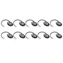 Luz de teto LED branca xenon para cabine, estilo robusto e agressivo, mais brilhante que halogênio, carcaça durável em plástico ABS, encaixe