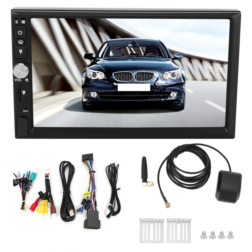 Touch Screen Car Stereo W/ Bluetooth Mp5 Player Double Din Car Stereo Fm Radio Hd 1080P Display Usb Multimedia Player Steering Wheel Control Phone 9139052849464