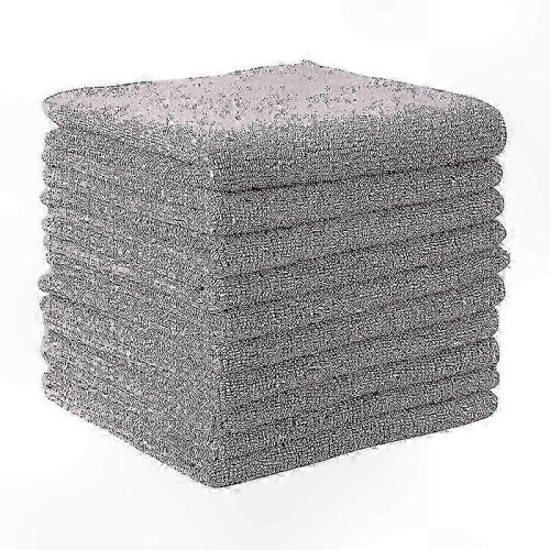 (3PC,gray)Premium Microfiber Cloths, 20-Pack, Durable and Absorbent for Kitchen, Car, Home Cleaning Tasks