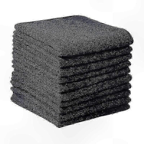 (3PC,black)Premium Microfiber Cloths, 20-Pack, Durable and Absorbent for Kitchen, Car, Home Cleaning Tasks