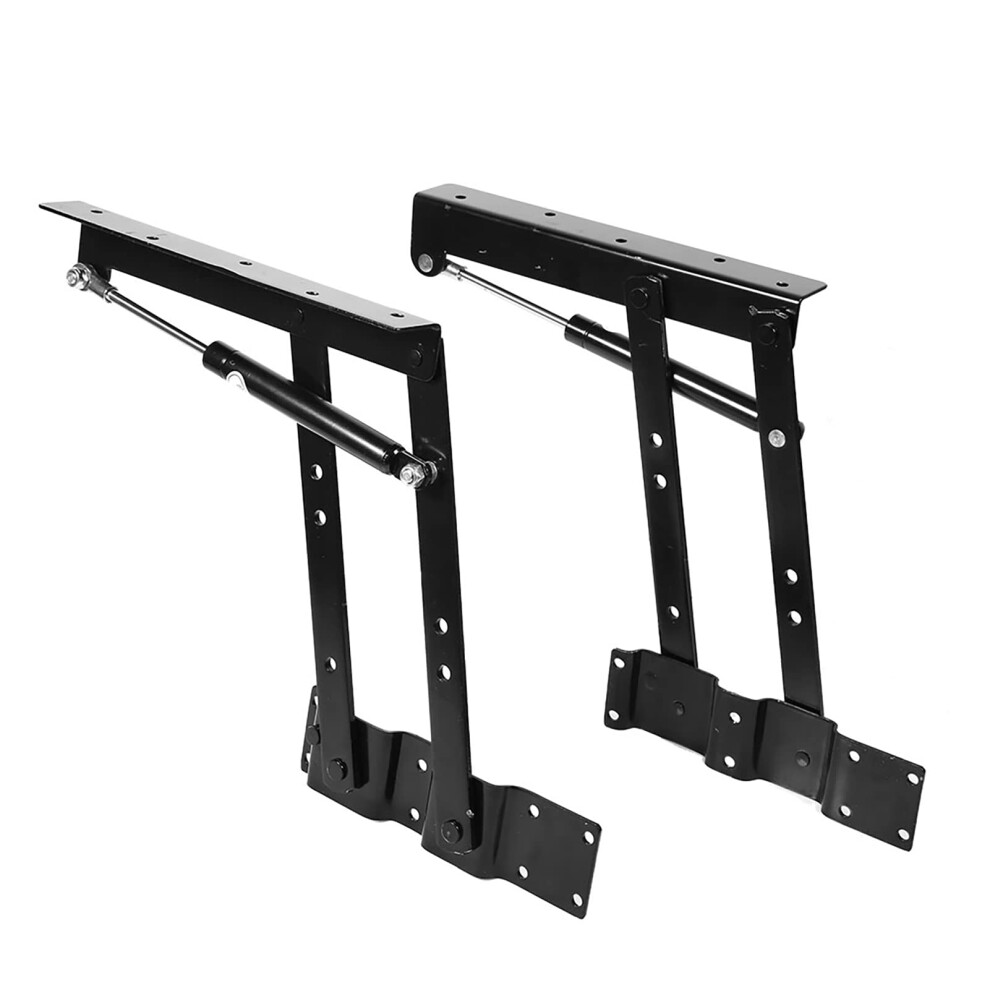 Folding Lift Up Top Table, Lifting Frame Desk Mechanism Spring Hinge Bracket 9189345733222