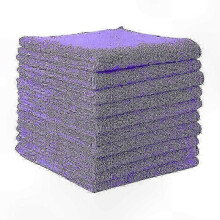 (15PC, purple) Premium Microfiber Cloths, 20-Pack, Durable and Absorbent for Kitchen, Car, Home Cleaning Tasks