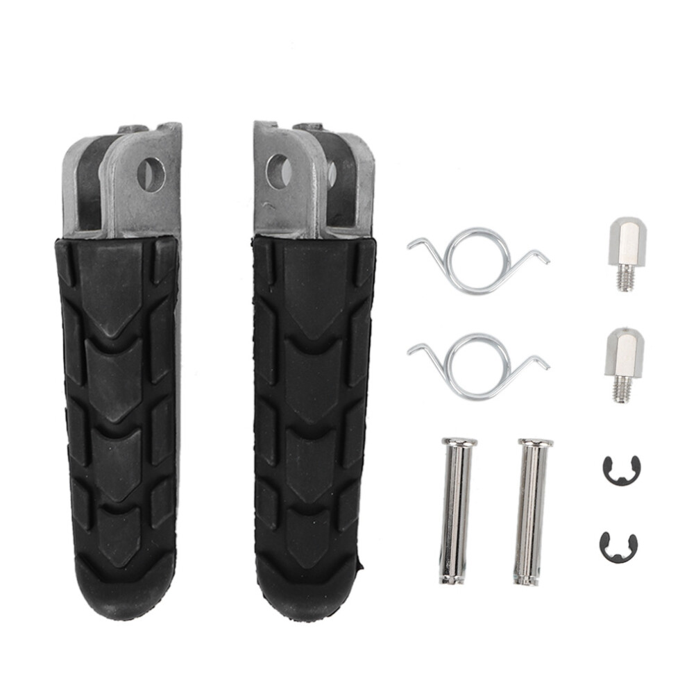 Footrests 4 Honda Motorcycles, Aftermarket Front Footpegs W/ Stylish Design & Material Build, Aluminum Footrests 4 Improved Rider Stability 9139052849587