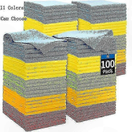(5PC,black)Premium Microfiber Cloths, 20-Pack, Durable and Absorbent for Kitchen, Car, Home Cleaning Tasks 1