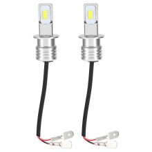 Vervangingsset voor autokoplampen, LED-mistlamp 80W 8000K wit licht met decodeerfunctie, snel inschakelbare, duurzame LED-verlichting, geschikt voor