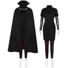 (XS, With cape) Vampire\'s Daughter Costume Mavis Cosplay with Wig Halloween Disguise Carnival Costume