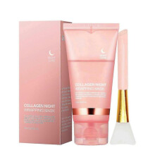 (1pc) For Collagen Night Wrapping Peel Off Facial Mask With Jelly Brush Firming Nourishing Antifine Lines