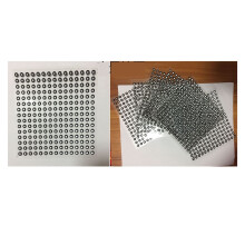 2000 pieces 3D scanner, reflective marking points, impact point, target point, ide 3 mm, outside 6 mm, multifunctional marking point