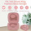 (pink) Fingertip Bluetooth Remote Control, Wireless Page Turner With Charging Case Compatible With Iphone Android Ipad Cell Phone 5