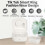 (white) Fingertip Bluetooth Remote Control, Wireless Page Turner With Charging Case Compatible With Iphone Android Ipad Cell Phone 4