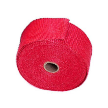 (50mm,Red)Motorcycle Exhaust Thermal Tape Wrap Muffler Thermal Tape Car Heat Insulation