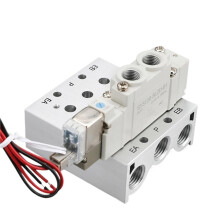 SY3120 SY5120 SY7120 Solenoid Valves Air Exhaust Manifold Base SS5Y5 Series Pneumatic Base Valve Station With Gaskets And Screws(20F,SY7120)