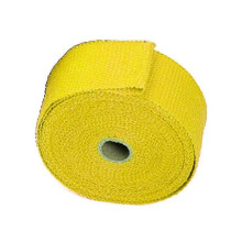 (50mm,Yellow)Motorcycle Exhaust Thermal Tape Wrap Muffler Thermal Tape Car Heat Insulation
