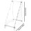 Acrylic knife display stand  desktop presentation stand 4