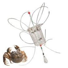 Crab trap for Beach, crab trap crayfish fishing tool Light minnow trap fishing crab crawfish shrimps catch net for camping