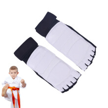 Taekwondo Gear Magic Tape Gloves Foot Protector for MMA Training
