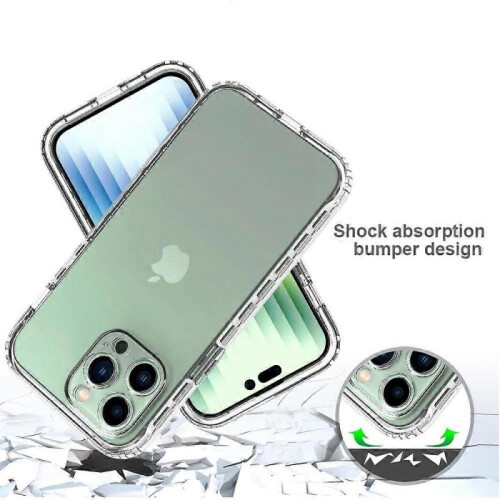(iPhone 12 mini)High-transparency gradient protective case for iPhone 16 Pro Max and Apple 13 Pro (2-in-1 shockproof case) 1