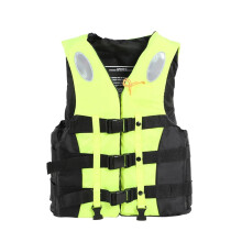 Schwimmveste Kayak vest for adults, life jacket with high buoyancy, unisex (Fluorescence Yellow, S)