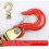 Hand Winch Power Puller, Multifunction Ratchet Puller with 1.5m Wire Rope, 2 Hooks, 3T Load 5