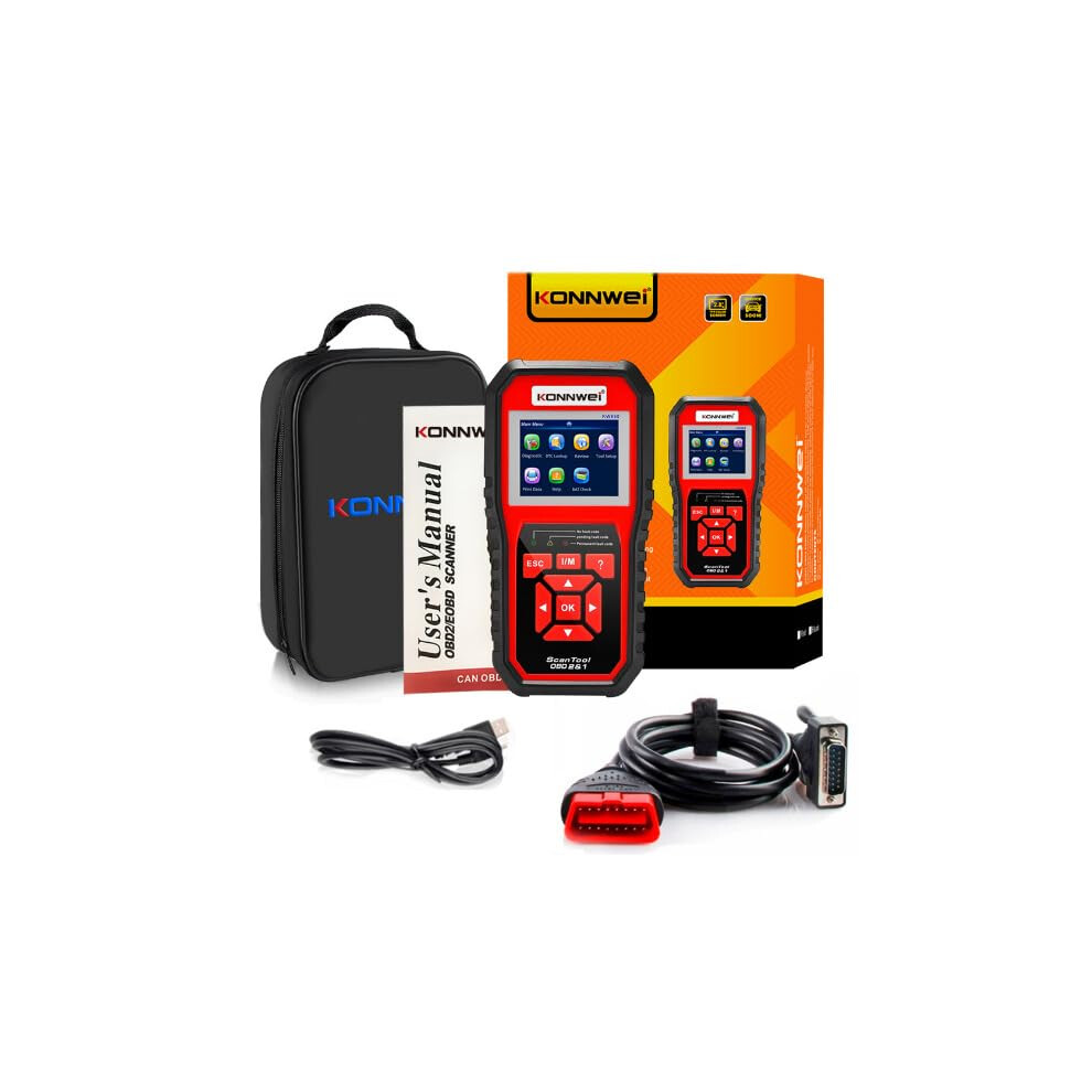 Fit For Konnwei Kw850 Obdii Eobd Automotive Computer Fault Scanner Reader Eight Language 9189345733659