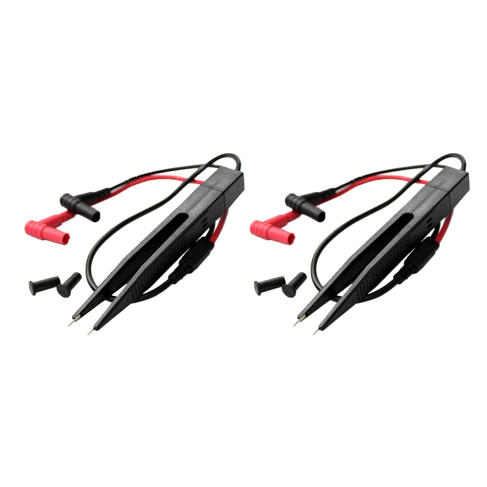 2X Lcr Test Clip Smd Tweezers Lcr Test Probe Multimeter Test Probe 9412369534347