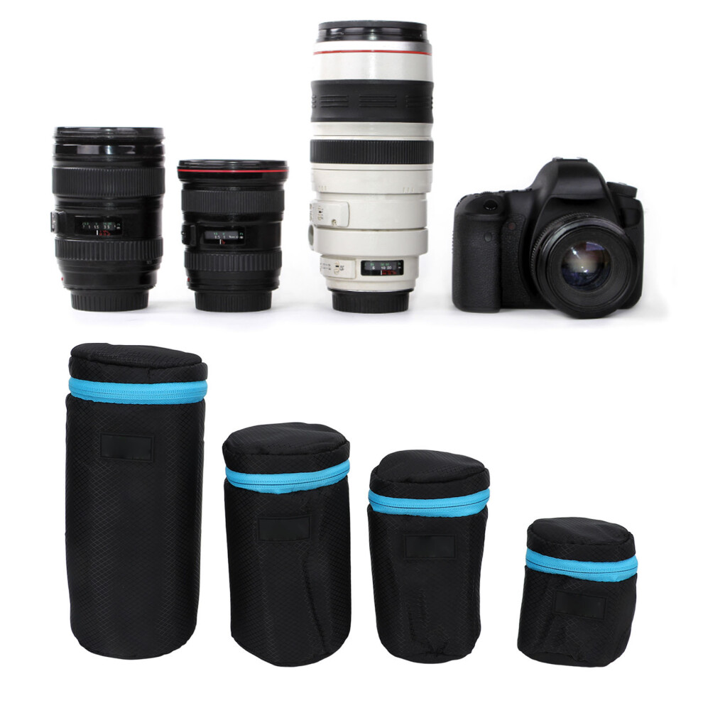 4Pcs Dslr Kamera Objektiv Beutel Neopren 8141948645716