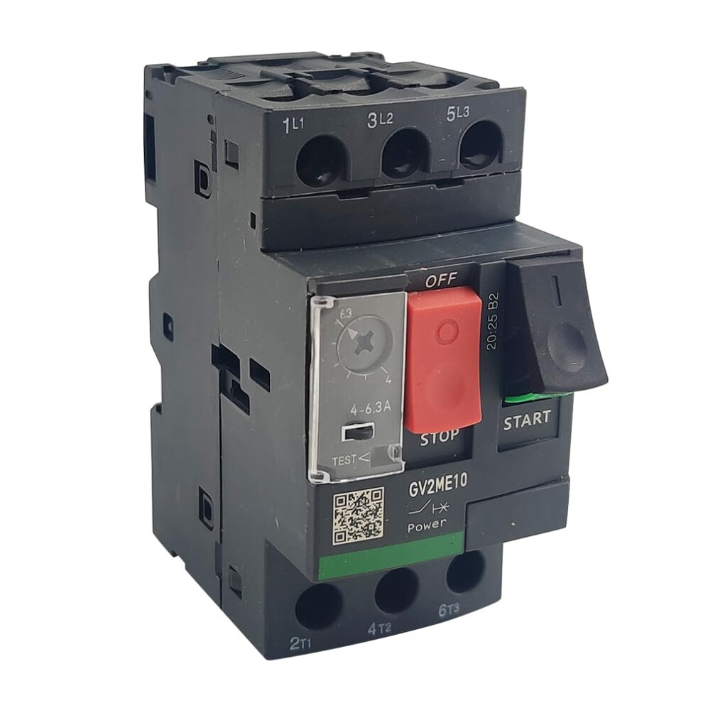 Gv2me10 Deca Motor Circuit Breaker 46.3A Manual Motor Starter Button 9189345733970
