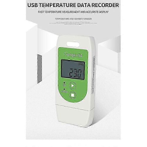 TempU04 USB Temperature Data Logger Recorder with 32000 Points Capacity Reusable TEMP Data Logger 30 1