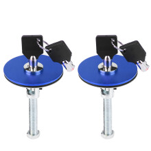 Pasadores de capó de motor de aleación de aluminio de ajuste universal, sistema de bloqueo antirrobo de alta resistencia que garantiza una