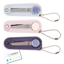 Kutsuwa HiLiNE Scissors 3Color Set (Blade Length 1.9 cm (3/4 inchs) SS121MT,SS121,SS121NB)