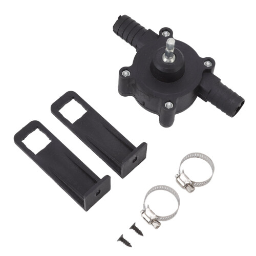 Drill-Driven Fluid Pump, Portable Mini Pump With Self Priming Function For Convenient Water Transfer, Corrosion Resistant Thermoplastic Construction E