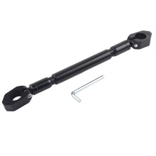 Barra transversal para guidão, barra de equilíbrio para motocicleta com suporte para acessórios funcionais, barra de estabilidade universal de 22