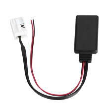 Bil Bluetooth-adapter med AUX-ingångskabeladapter, ljudmodul kompatibel med E60E61E63Plug and Play Hi Fi-ljudkvalitets trådlös ljudadapter