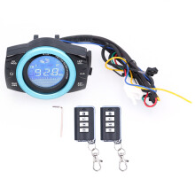 Sistema di sicurezza per moto con sensibilità regolabile, potente sirena di avvertimento con avvisi sonori e luminosi per 4 moto da 12 V, avviamento