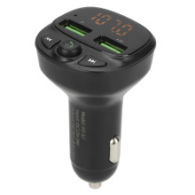 Bluetooth-Adapter fürs Auto mit 4-FM-Transmitter, HiFi-Audio, Schnellladefunktion, mehrfachem Sicherheitsschutz, klaren Anrufen und