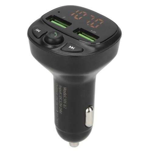 Προσαρμογέας Bluetooth αυτοκινήτου, Πομπός 4FM με Hi Fi Audio & Γρήγορη φόρτιση, Πολλαπλή