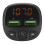 Προσαρμογέας Bluetooth αυτοκινήτου, Πομπός 4FM με Hi Fi Audio & Γρήγορη φόρτιση, Πολλαπλή 7