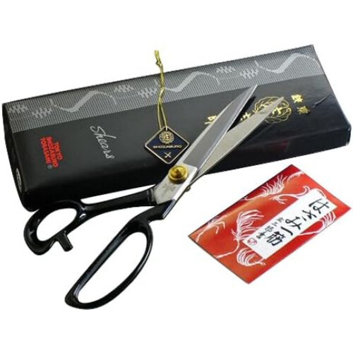 Shozaburo Compact Black Dressmaking Scissors 260mm 1
