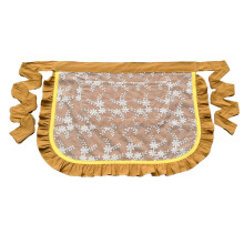 Unisex koksschorten met retro katoenen design, vintage-geïnspireerd keukenschort voor koken en bakken, multifunctioneel schort met twee grote zakken